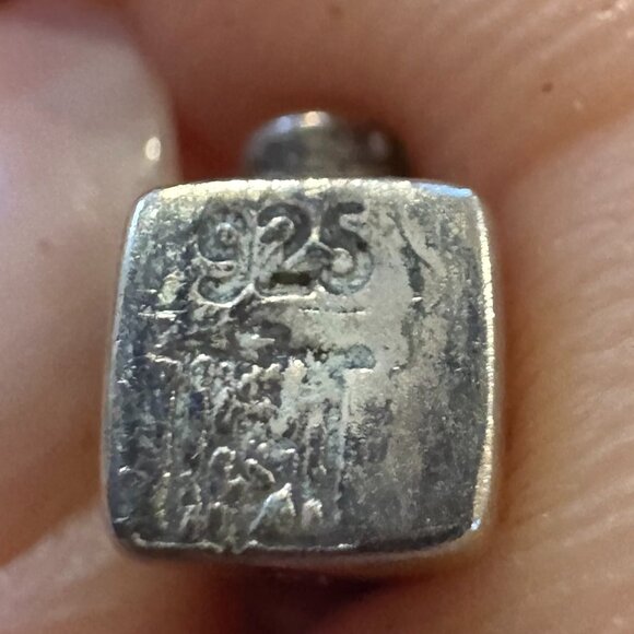 John Hardy Sterling Silver Woven Bracelet 8 Inches Long w/ Square Clasp - Picture 4 of 5